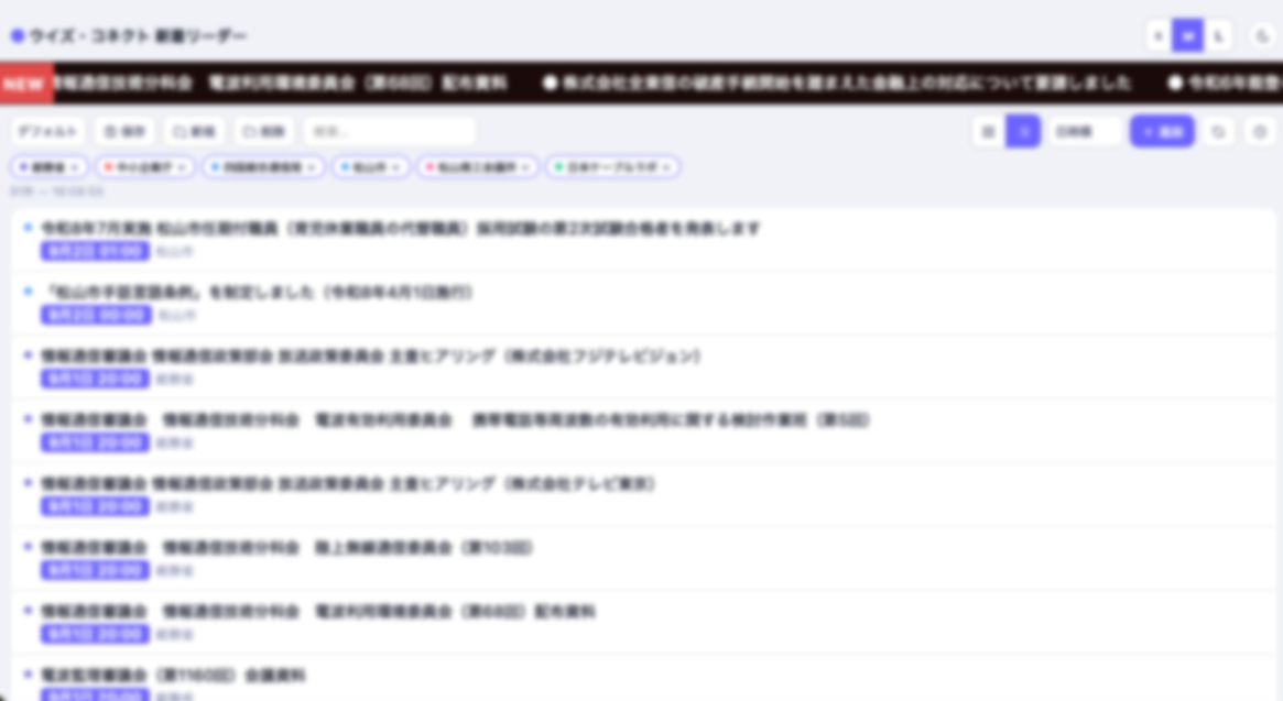 リスト表示